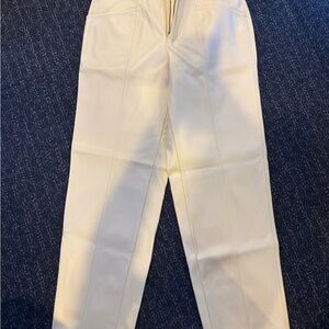 Yellow Straight Leg Jeans with Versatile Style